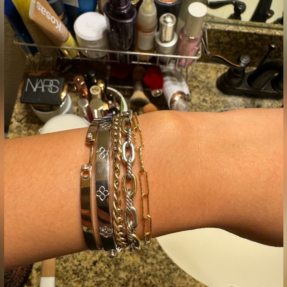 Monica Vinader Paper Clip Bracelet